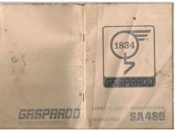 Manuale Seminatrice monogerme GASPARDO SA480