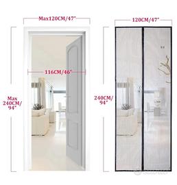 zanzariera magnetica  120x240