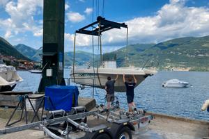 Capelli Cap 23 open+evinrude 200+carrello biasse