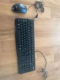 Tastiera e mouse layout inglese