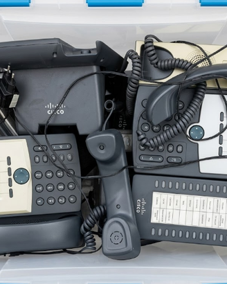 Telefoni da ufficio Cisco VoIP vari modelli