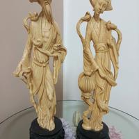 Statue orientali in marmo anni 70