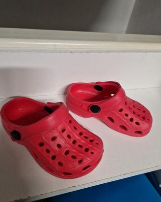 Ciabatte bimbo/bimba rosse