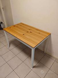 Tavolo IKEA JOKKMOKK 118x74 cm Legno Massello 4 Po