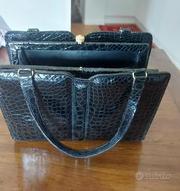 Borsa vintage coccodrillo