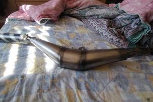 marmitta simoni x ciao moped lunga 30mm inboc.