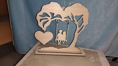 Soprammobile albero romantico