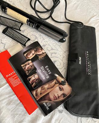 Piastra per capelli lisci, mossi e ricci