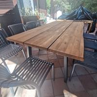 tavolo e sedie da esterno 