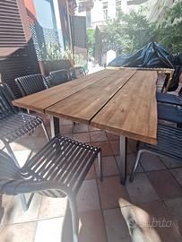 tavolo e sedie da esterno 