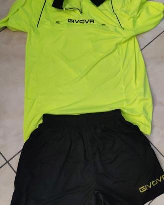 Completo Arbitro Givova Maglia e Short Fluo Tg M