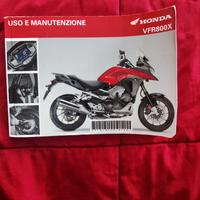 Honda VFR800X manuale di uso e manutenzione 