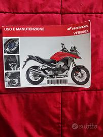 Honda VFR800X manuale di uso e manutenzione 