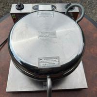 Crepiera professionale techfood doppia piastra