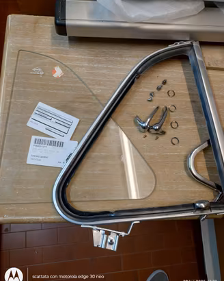 Deflettori aria finestrini Fiat 500 epoca  D/F/L