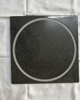 Pietra ollare Refrattaria Quadrata Grigio pizza