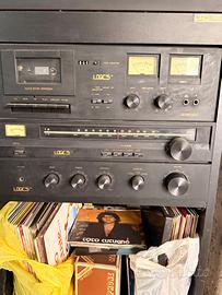 Impianto Stereo Vintage LOGIC’S Rack 80 con casse