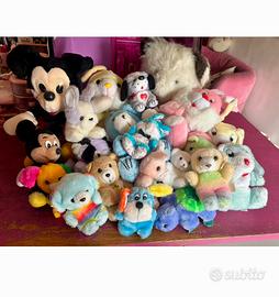 Peluche vintage lotto 21 pupazzi