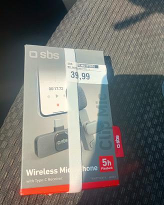 microfono wireless per cellulare 