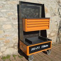 Carrello porta attrezzi Beta con griglia