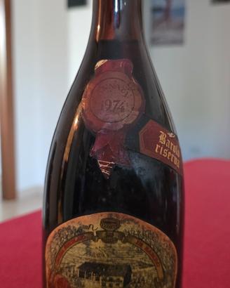 Barolo riserva 1974 Poderi Scanavino