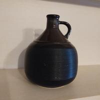 Vaso rotondo Vintage in ceramica 1970