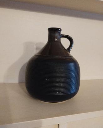 Vaso rotondo Vintage in ceramica 1970