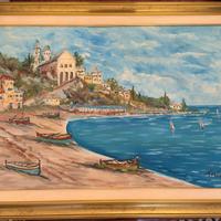 Quadro Teresio Pastorino Baia