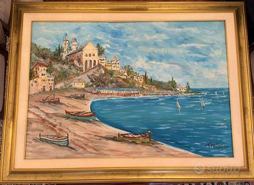 Quadro Teresio Pastorino Baia