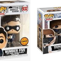 Funko Pop Number Five Chase e Young Ford
