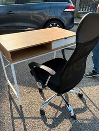 Scrivania + sedia