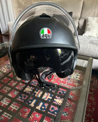 Casco Jet AGV Eteres matt black taglia L