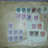 francobolli in lire  italiani  valori diversi