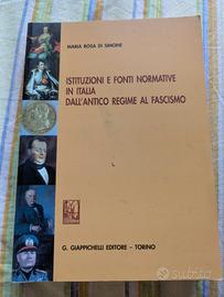 Istituzioni e Fonti Normative in Italia..Di Simone