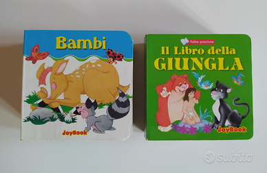 Libri di favole "Il libro della giungla" e "Bamby"