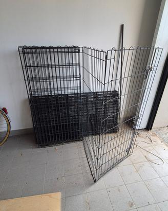 Recinti modulari da esterno con porta 