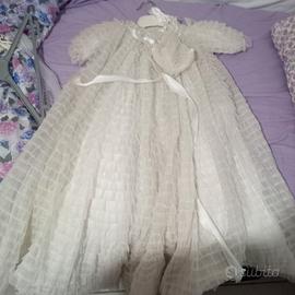 Abito da battesimo vintage anni '60 fatto a mano c