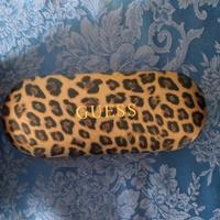 Porta occhiali Guess originale leopardato rigido