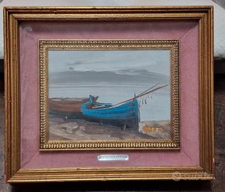 quadro olio su tavola