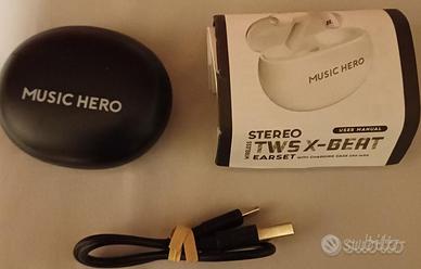 music hero cuffie auricolari