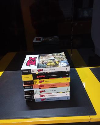 7 libri di Tex e Zagor prima edizione.