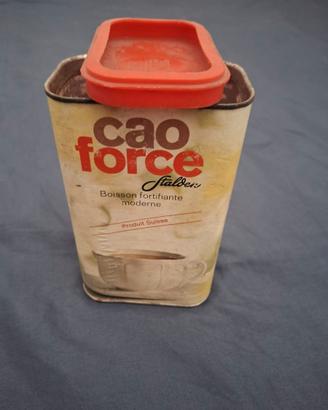 Barattolo di latta litografata Cao Force Stalden