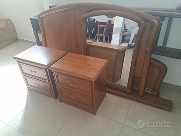 LETTO + COMODINI + SPECcHIO
