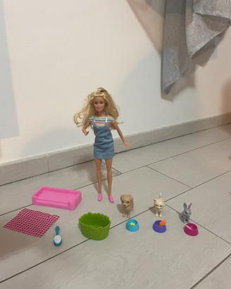 barbie con animali