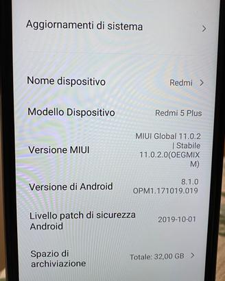 Xiaomi Redmi 5 plus
