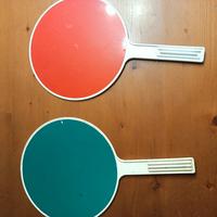 palette moviere 30cm rifrangente rosso/verde