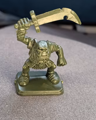 HeroQuest MB Orco con sciabola - Miniat. Originale
