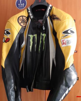 Tuta pelle moto divisibile Spike tg 50-L
