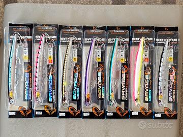 Lotto 7 Artificiali Long Jerk 39g Savage Gear 