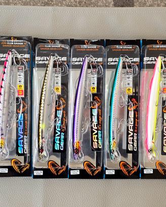 Lotto 7 Artificiali Long Jerk 39g Savage Gear 